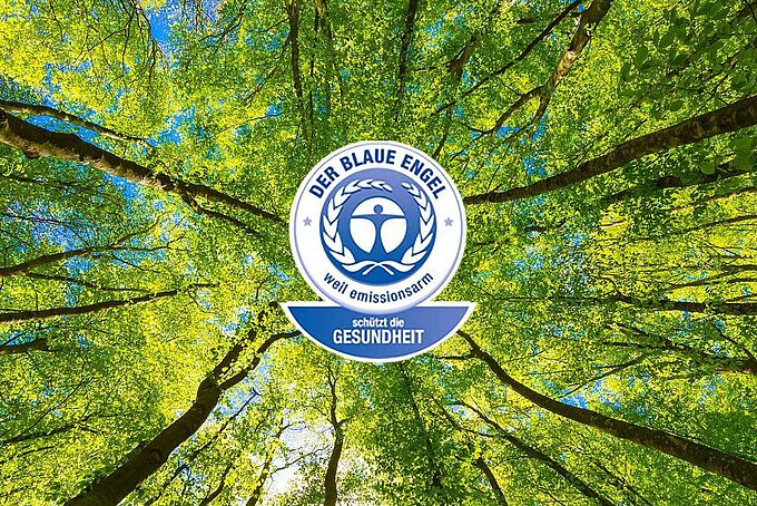 “Blauer Engel” eco label awarded to the low-emission wood-based tiles “Blauer Engel” eco label awarded to the low-emission wood-based tiles