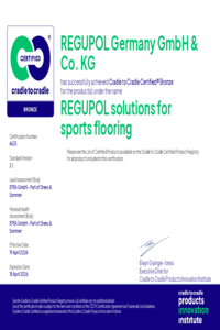 Cradle to Cradle Certified® Bronze for sports flooring